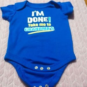 0-3 Month Baby Boy Onesie